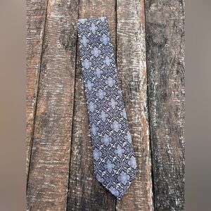 Bruno Marchesi Silk Tie Jacquard Black Floral Handmade 60“  Wedding Formal